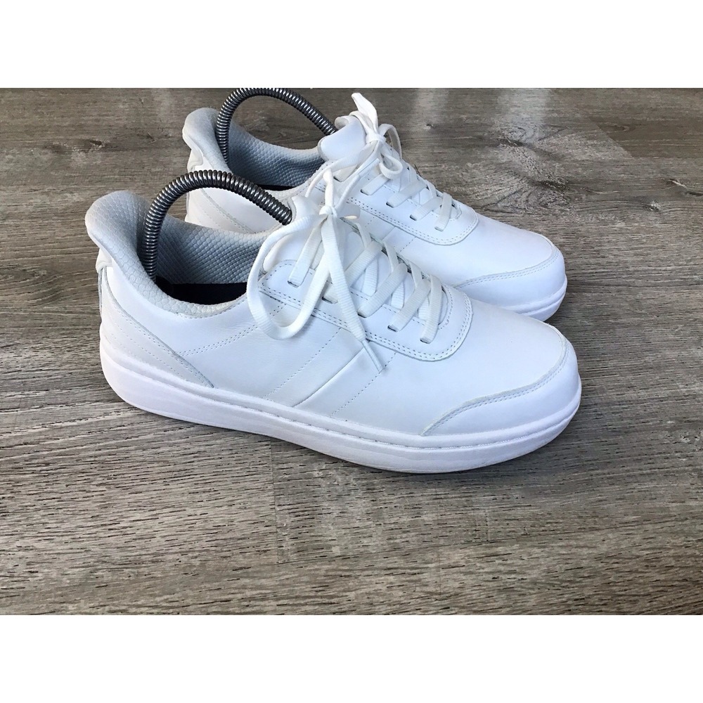 Orthofeet Womens 8.5 D Wander Hands Free White Leather Orthopedic Sneakers 81104